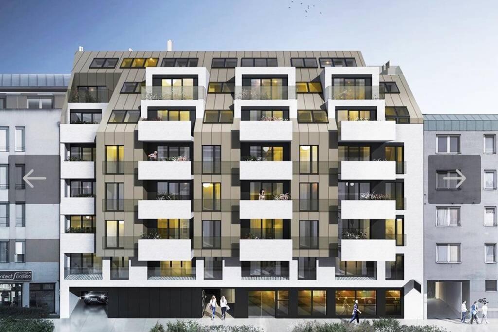New, Quiet Flat Next To U1, Vic, Shopping Mall,... Vienna Exterior photo